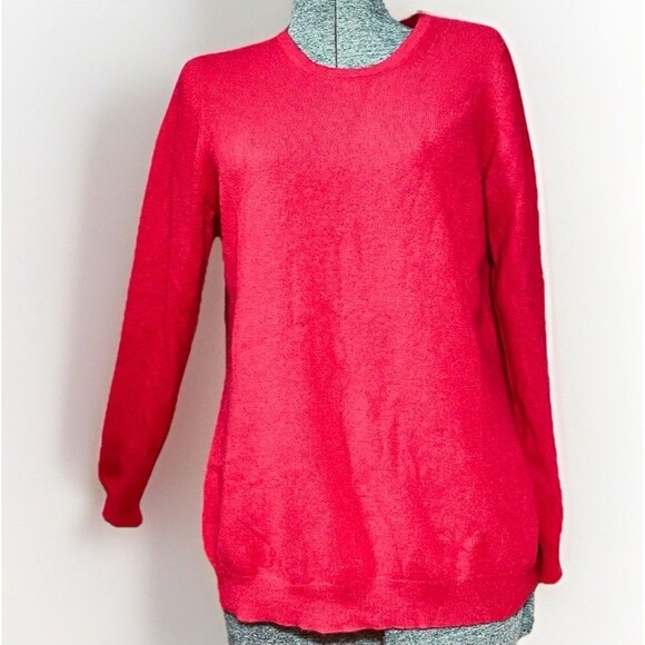 Charter Club Luxury Cashmere Sweater Red Women’s 0X (XL ) Plus Pullover Crewneck - Picture 1 of 6